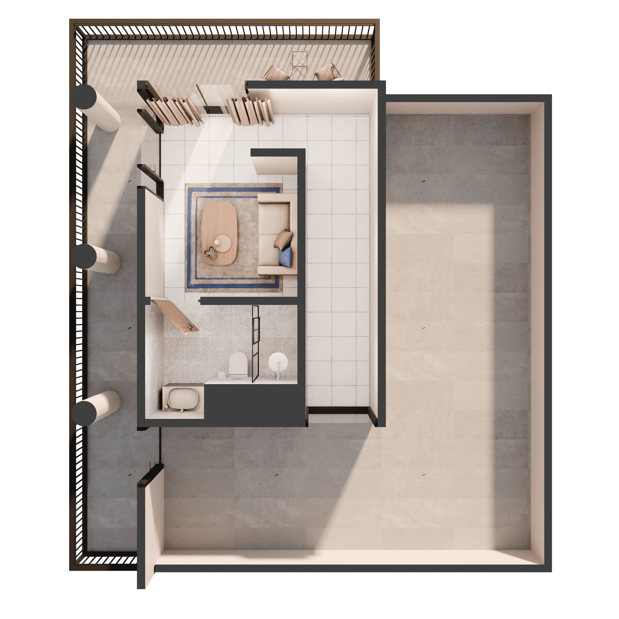 4 bed. apartment, 3688 m², 0th floor